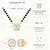 Women's golden toned square solitaire mangalsutra & stud earring  set
