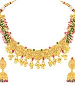 Necklace earrings set traditional jewelry for women