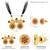 Rani pink green synthetic stone studded mangalsutra necklace with