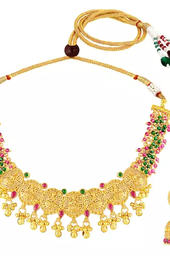 Necklace earrings set traditional jewelry for women