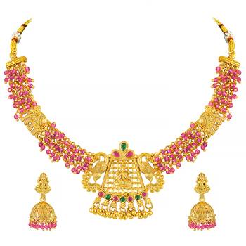 Women's necklace earrings set ethnic jewelry for women 5