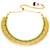 Women's faux emarald studded ethnic necklace earrings set jewelry for women