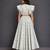 Off White Blue Printed Cotton Silk Lehenga Set