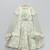 Green Embroidered Georgette Lehenga Set