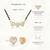 Womens golden toned heart mangalsutra necklace & earrings set