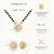 Women's golden toned floral mangalsutra & stud earring jewelry set