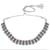 Rani pink green oxidised necklace earrings set faux emerald ruby