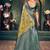 mustard zari silk blend woven festive wear saree