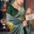 mustard zari silk blend woven festive wear saree