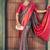 gray zari silk blend woven festive wear saree