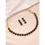 Women's faux kundan choker necklace bharatanatyam jewelry set with earrings