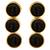 Women's faux kundan choker necklace bharatanatyam jewelry set with earrings