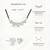 Women's brass silver toned five heart mangalsutra & stud earring set