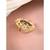Rani pink green kundan & beads studded adjustable finger ring set ethnic gift for women