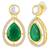 Women's necklace earrings set contemporary jewelry for women