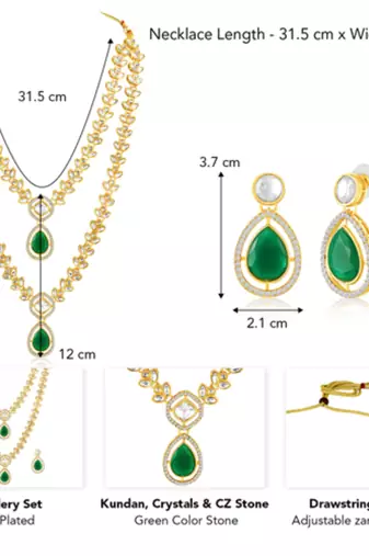 Women's necklace earrings set contemporary jewelry for women