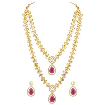 Women's necklace earrings set contemporary jewelry for women 1