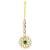 Women's kundan pearl jhumki earrings with maang tikka bollywood jewelry set