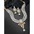 Women's party kundan pendant necklace earrings traditional ethnic jewelry set