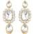 Women's party kundan pendant necklace earrings traditional ethnic jewelry set