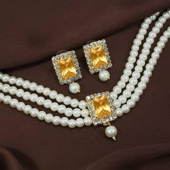 Ethnic choker necklace earrings wedding bollywood party jewelry set 2