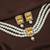 Ethnic choker necklace earrings wedding bollywood party jewelry set