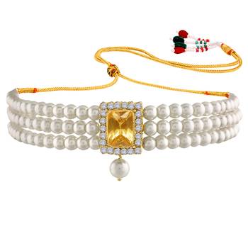Ethnic choker necklace earrings wedding bollywood party jewelry set 3
