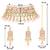 Women's pink kundan choker necklace dangle earring & maang tikka