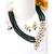 Floral crystal pearl necklace with drop earrings bharatanatyam