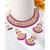 Women's faux kundan pearl necklace & earring maang tikka bharatanatyam