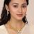Beads kundan layered long necklace & drop earring bharatanatyam