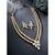 Beads kundan layered long necklace & drop earring bharatanatyam