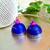 Blue color ethnic quilled jhumkas