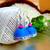 Blue color ethnic quilled jhumkas