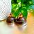 Brown color ethnic quilled jhumkas