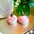 pink color ethnic quilled jhumkas