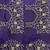 Purple Beeds Work With Cut Work Border Geogate Saree
