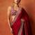 Red Color Embroidered Rangoli Silk Saree