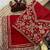 Red Color Embroidered Rangoli Silk Saree