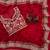 Red Color Embroidered Rangoli Silk Saree