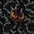 Black Beads And Sequin Embroidery Space Silk Saree