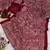 Maroon Ajarakh Print Zari Real Mirror Saree Crepe Silk