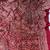 Maroon Ajarakh Print Zari Real Mirror Saree Crepe Silk