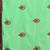 Lime floral embroidered saree