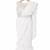 Cream sequinned pure georgette banarasi saree