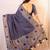 Grey chanderi saree