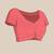 Pink chanderi cotton saree with unstitched blouse piece