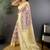 Multicolor floral zari silk blend banarasi saree