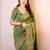 Green chanderi saree