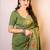 Green chanderi saree